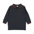 Lil Legs Analogie Off Navy Long Sleeve Polo